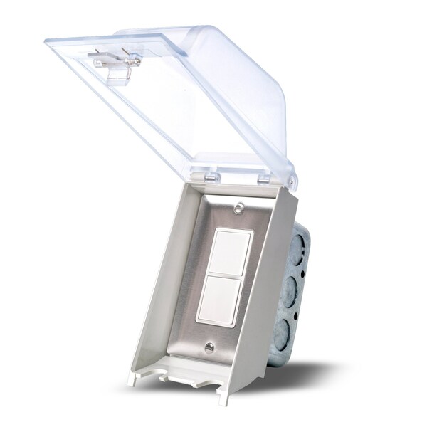 Eurofase Eurofase Flush Mount Single Duplex Stack Switch With Weatherproof Cover and Gang Box - EFSWWPS