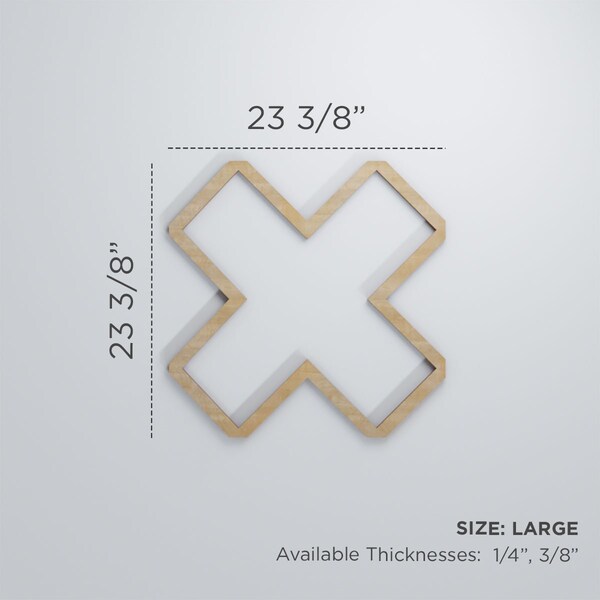 Ekena Millwork Large Fowler Decorative Fretwork Wood Wall Panels, Walnut, 23 3/8"W x 23 3/8"H x 3/8"T - WALW24X24X0375FLRWA
