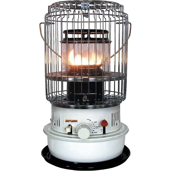 Kero World Kero World KW-12/DH1051 Portable Heater, 10,500 Btu, 350 sq-ft Heating Area, White - KW-12/DH1051