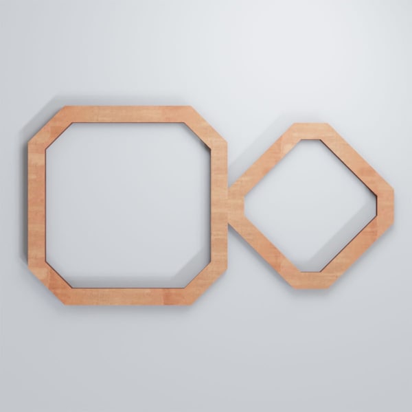 Ekena Millwork Extra Small Lockhart Decorative Fretwork Wood Wall Panels, Cherry, 12 5/8"W x 7 3/8"H x 3/8"T - WALW08X08X0375LKHCH