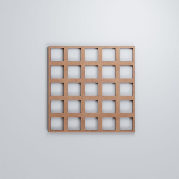 Ekena Millwork Small Manchester Decorative Fretwork Wood Wall Panels, Wood, 11 3/8"W x 11 3/8"H x 3/8"T - WALW12X12X0375MNCMF