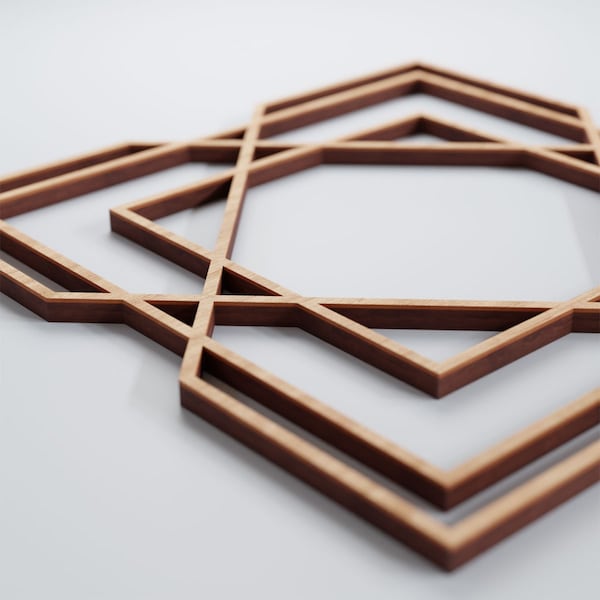 Ekena Millwork Small Lakewood Decorative Fretwork Wood Wall Panels, Alder, 11 3/8"W x 11 3/8"H x 3/8"T - WALW12X12X0375LWDAL