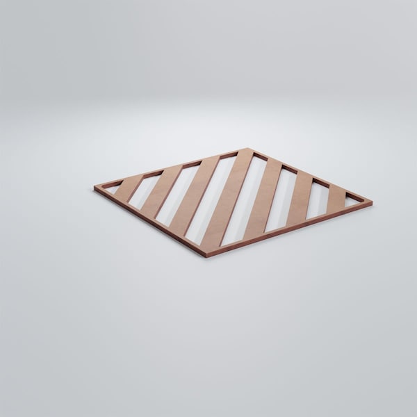 Ekena Millwork Medium Rothwell Decorative Fretwork Wood Wall Panels, Wood (Paint Grde), 15 3/8"W x 15 3/8"H x 3/8"T - WALW16X16X0375RTWMF