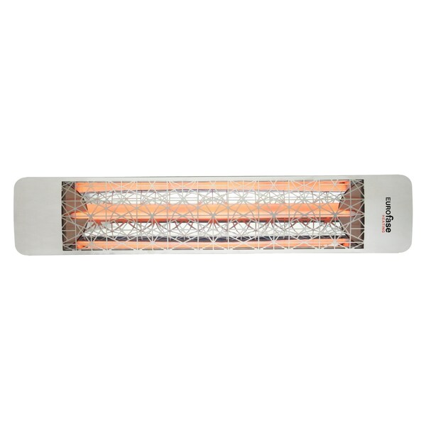 Eurofase 304 SS 39in Single Element 2000W 208V Heater, Stainless Steel, Astra Decor Plate - EF20208S4