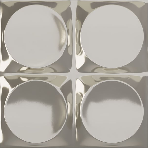 Ekena Millwork 11 7/8in. W x 11 7/8in. H Adonis EnduraWall Decorative 3D Wall Panel Covers 0.98 Sq. Ft. - WP12X12ADBCR