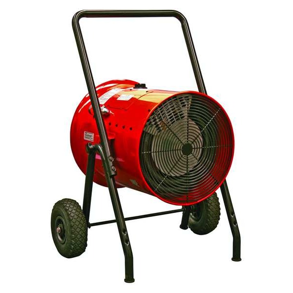 Qmark Portable Electric Salamander Heater, 15KW, 208V AC, 3 Phase, 51,180 BtuH, Non-Oscillating - MEDH1583A