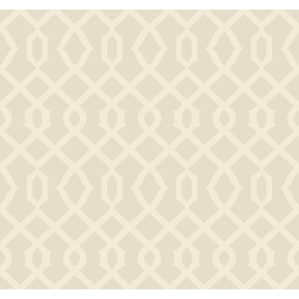 York Wallcoverings Pearl Cream and Silver Metallic  Luscious Wallpaper - CD4042