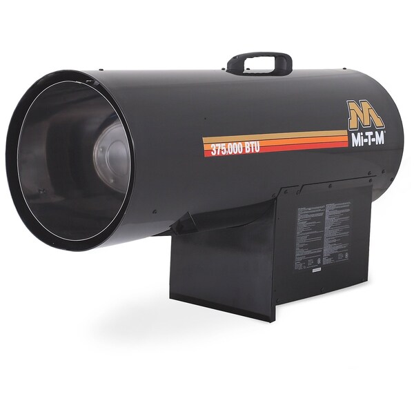 Mi-T-M Propane Forced Air, portable heater, Liquid Propane, Electronic, One-Touch, 12.6" Wx 34" L - MH-0375-LM10