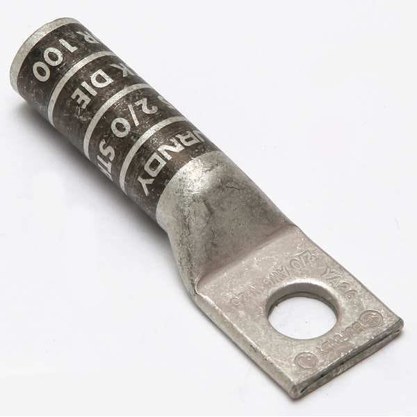 Conector de compresión de ojal Burndy para una perforación, calibre 2/0 AWG - YA26