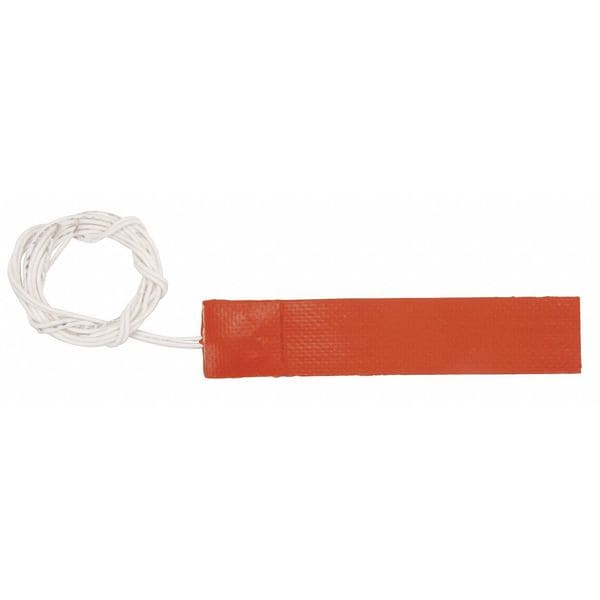 Tempco Strip Heater, Silicone Rubber, 12 In. L - SHS80436