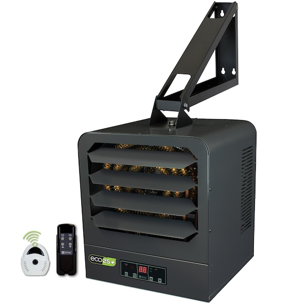 King Electric Electric Unit Heater W/ Remote Sensor, 240V, 1 Phase, 7.5kW - KB2407-1-ECO2S-PLUS