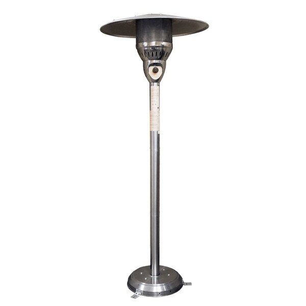 Hiland Outdoor Natural Gas Patio Heater in Stainless Steel - NG-SS