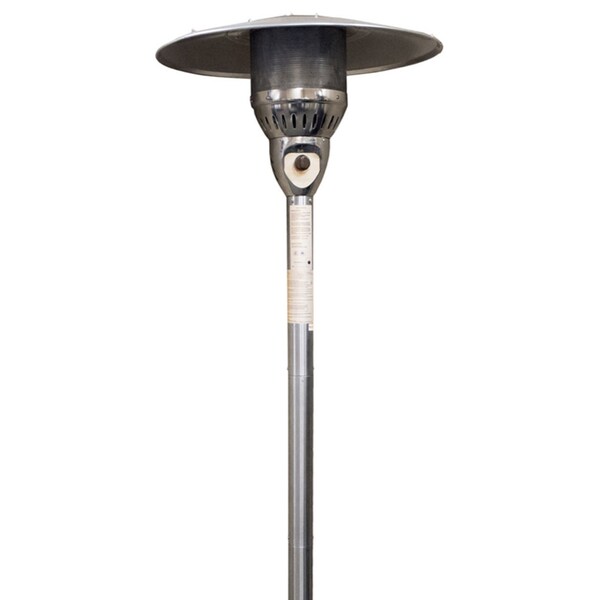 Hiland Outdoor Natural Gas Patio Heater in Stainless Steel - NG-SS