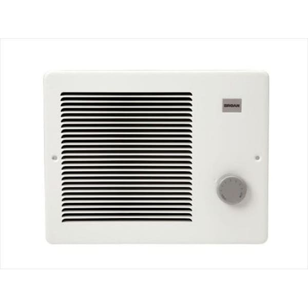 Broan-Nutone Radiative Heater, 1500 W; 750 W W, Adjustable Thermostat, Off White - 174