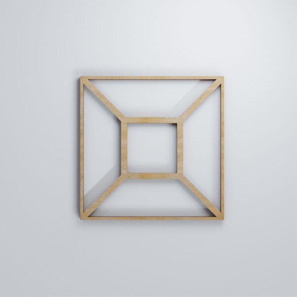 Ekena Millwork Extra Small Marion Decorative Fretwork Wood Wall Panels, Birch, 7 3/8"W x 7 3/8"H x 3/8"T - WALW08X08X0375MARBI