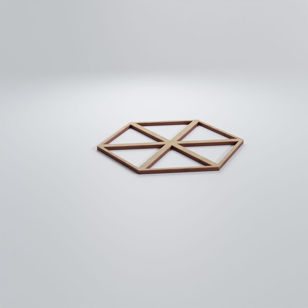 Ekena Millwork Small Pendleton Decorative Fretwork Wood Wall Panels, Birch, 11 3/8"W x 13 1/8"H x 3/8"T - WALW12X12X0375PENBI
