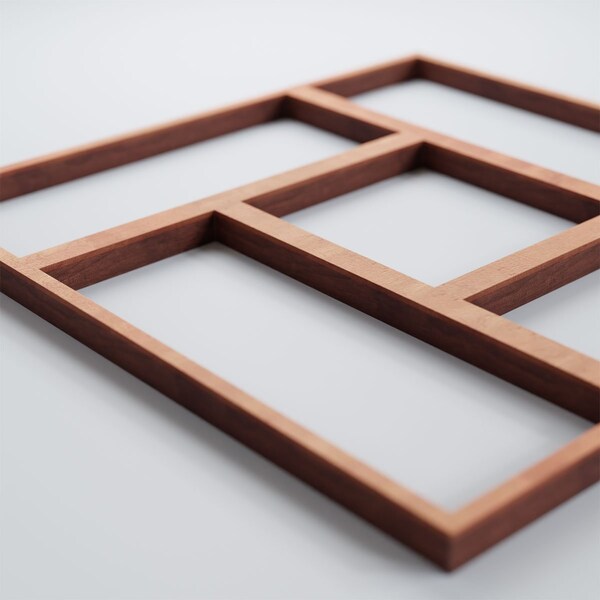 Ekena Millwork Extra Small Sheffield Decorative Fretwork Wood Wall Panels, Cherry, 7 3/8"W x 7 3/8"H x 3/8"T - WALW08X08X0375SHFCH