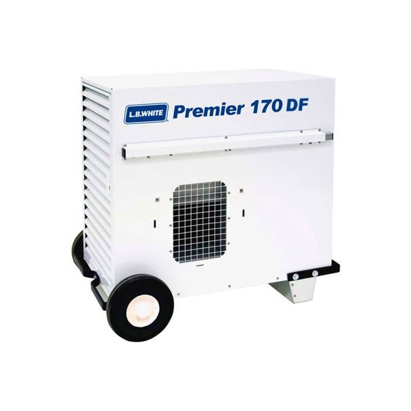 L.B. White L.B. White Portable Gas Heater Premier 170 DF, 170000 BTU, LPG/NG - PREMIER 170 DF 2.0