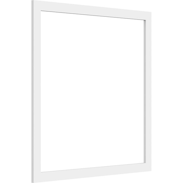 Ekena Millwork Prescott Decorative Wall Panel (Two-Piece), 28"W x 28"H x 3/8"P - WALP28X28X037PRE