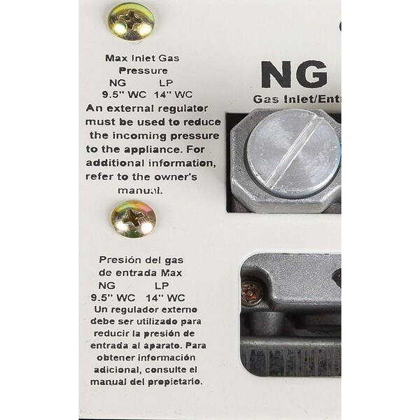 Lost River Natural Gas Ventless Blue Flame Gas Space Heater, 20,000 BTU, T-Stat Control - LRT20B-NG