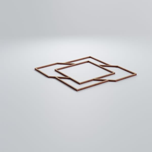 Ekena Millwork Medium Monument Decorative Fretwork Wood Wall Panels, Birch, 15 3/8"W x 15 3/8"H x 3/8"T - WALW16X16X0375MMTBI