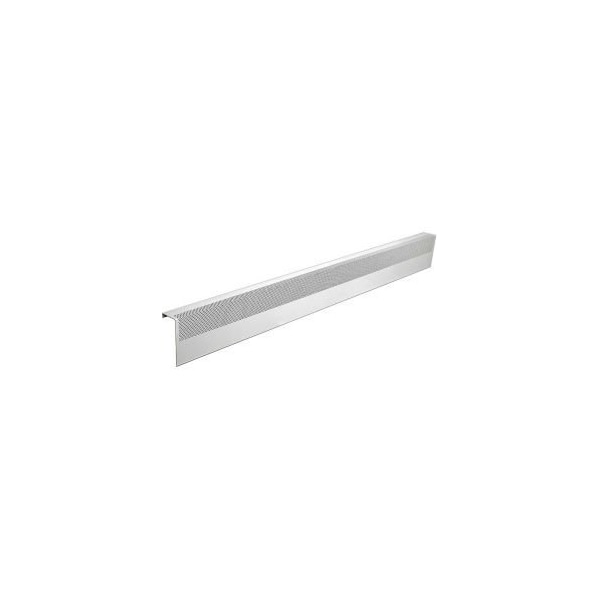 Buss General Partner Co Ltd Baseboarders Basic Series 5 ft Steel Easy Slip-on Baseboard Heater Cover, White - BC001-60-WHT
