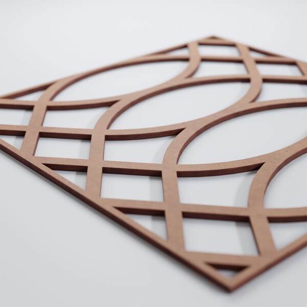 Ekena Millwork Large Montrose Decorative Fretwork Wood Wall Panels, Wood (Paint Grade), 23 3/8"W x 23 3/8"H x 3/8"T - WALW24X24X0375MNTMF