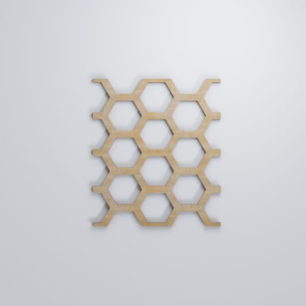 Ekena Millwork Small Westmore Decorative Fretwork Wood Wall Panels, Birch, 7 1/2"W x 11 3/8"H x 3/8"T - WALW12X12X0375WSTBI