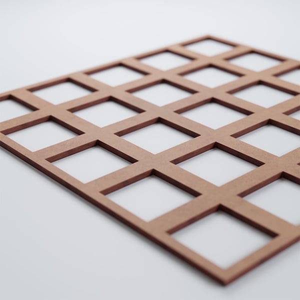 Ekena Millwork Large Manchester Decorative Fretwork Wood Wall Panels, Wood, 23 3/8"W x 23 3/8"H x 3/8"T - WALW24X24X0375MNCMF