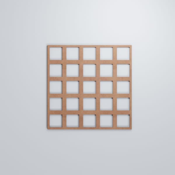 Ekena Millwork Large Manchester Decorative Fretwork Wood Wall Panels, Wood, 23 3/8"W x 23 3/8"H x 3/8"T - WALW24X24X0375MNCMF