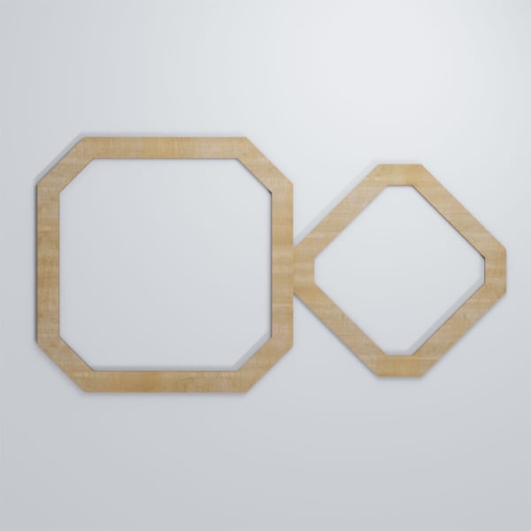 Ekena Millwork Large Lockhart Decorative Fretwork Wood Wall Panels, Birch, 39 7/8"W x 23 3/8"H x 3/8"T - WALW24X24X0375LKHBI