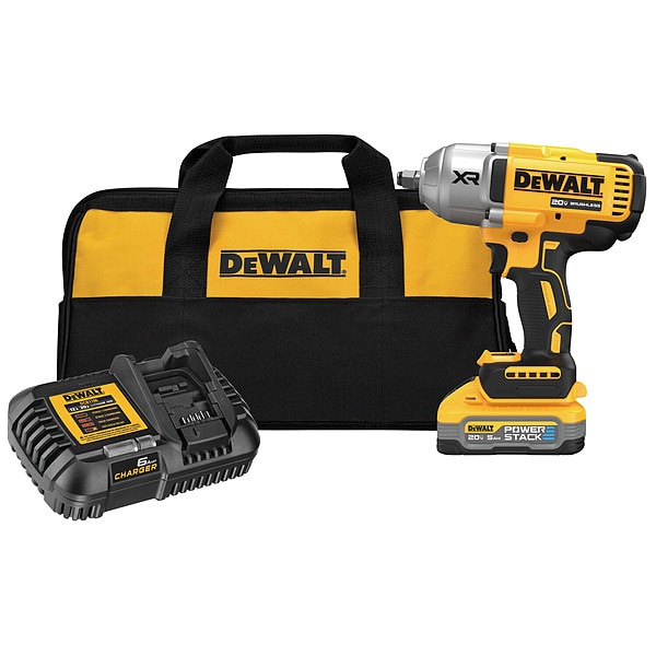 Dewalt Cordless Impact Wrench, 1,400 ft-lb, 5.0Ah - DCF900H1