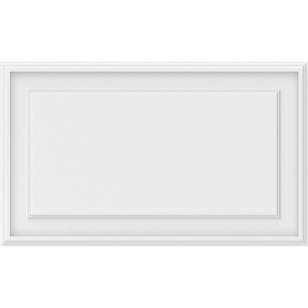 Ekena Millwork Legacy Raised Panel Decorative Wall Panel, 30"W x 18"H x 5/8"P - WALP30X18X062LEG