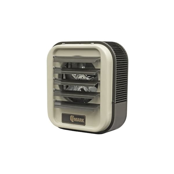 Qmark Fan Forced Electric Unit Heater, Wall & Ceiling, 1 or 3 Phase, 208/240VAC, 3.7kW/5kW, 16 in H - MUH0521