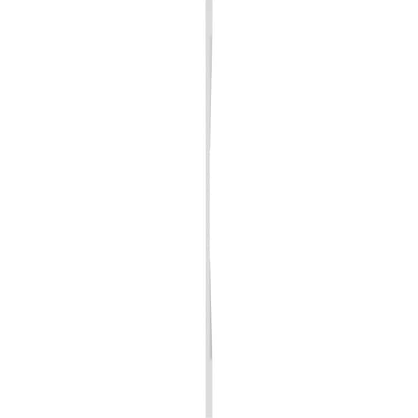Ekena Millwork 40"H x 94 1/2"W Jamestown PVC Wainscot Paneling Kit - WPK40X94JTN