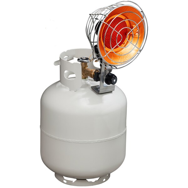 Avenger Infra-Red Tank Top Propane Heater - Single Burner, 15,000 Btu - Model - FBDTP15