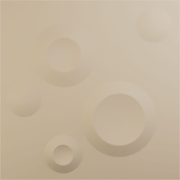 Ekena Millwork 19 5/8in. W x 19 5/8in. H Cole EnduraWall Decorative 3D Wall Panel Covers 2.67 Sq. Ft. - WP20X20COGBE