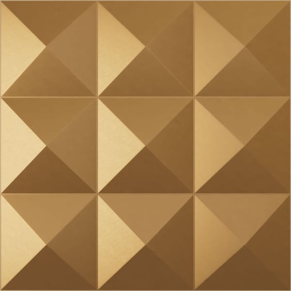 Ekena Millwork 19 5/8in. W x 19 5/8in. H Benson EnduraWall Decorative 3D Wall Panel, Total 32.04 Sq. Ft., 12PK - WP20X20BEBGL-CASE-12