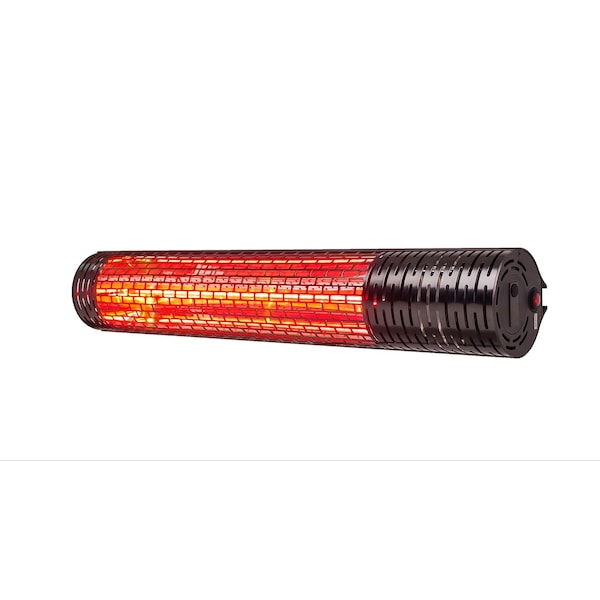 Dr Infrared Heater Black Carbon Infrared Indoor/Outdoor Patio Heater with Remote control, Wall or Ceiling Mount, 1500W - DR-233