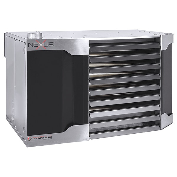 Sterling Gas Unit Heater, NG, 300,000, 4,848 cfm, Direct, Propeller, 3/4 in - 11HU300A1NS1110A
