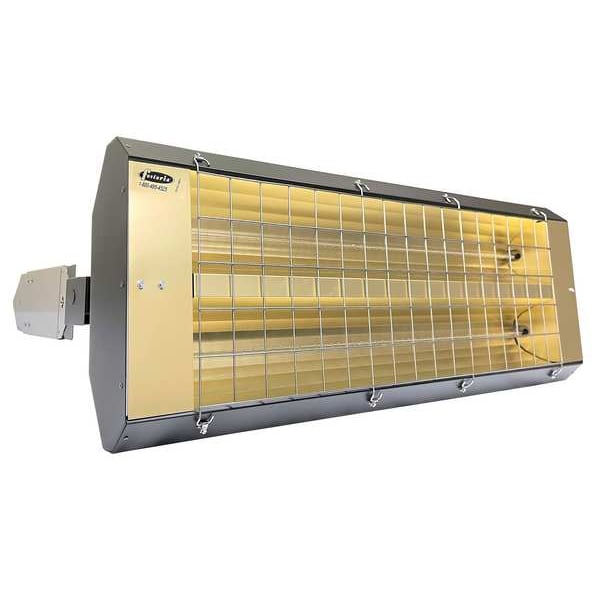 Fostoria Infrared Quartz Electric Heater, 1 Phase, Galvanized Steel, 480V AC - P-90-462-TH
