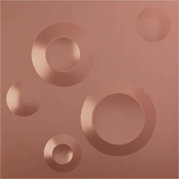 Ekena Millwork 11 7/8in. W x 11 7/8in. H Cole EnduraWall Decorative 3D Wall Panel, Total 11.76 Sq. Ft., 12PK - WP12X12COFCP-CASE-12