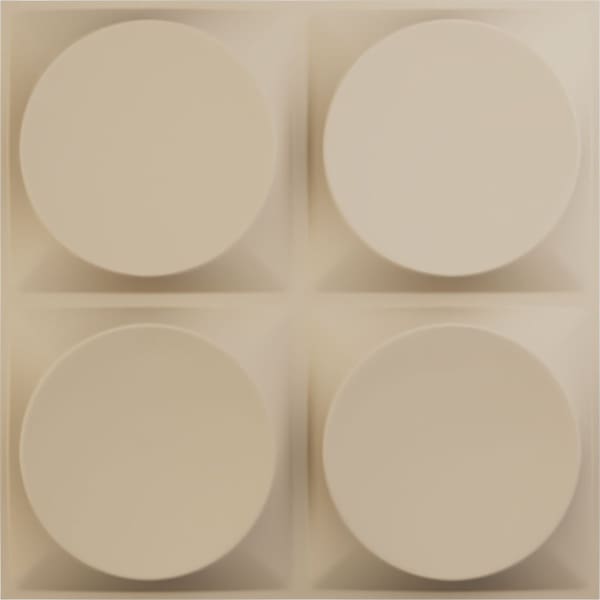 Ekena Millwork 19 5/8in. W x 19 5/8in. H Adonis EnduraWall Decorative 3D Wall Panel, Total 32.04 Sq. Ft., 12PK - WP20X20ADGBE-CASE-12