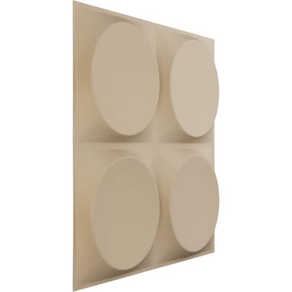 Ekena Millwork 19 5/8in. W x 19 5/8in. H Adonis EnduraWall Decorative 3D Wall Panel, Total 32.04 Sq. Ft., 12PK - WP20X20ADGBE-CASE-12