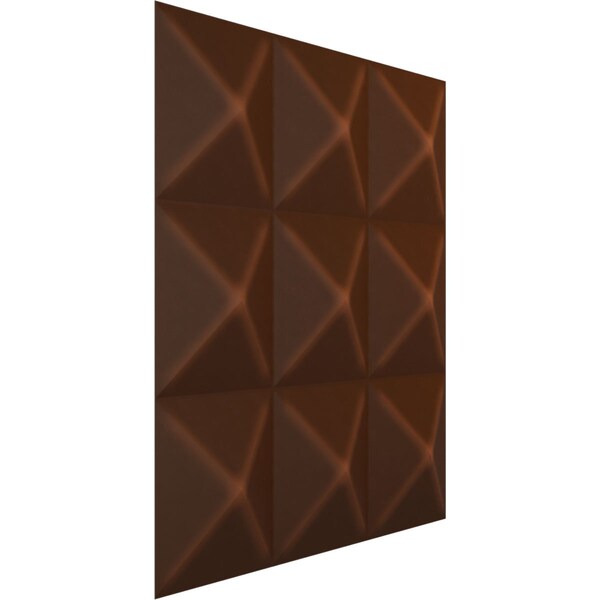 Ekena Millwork 19 5/8in. W x 19 5/8in. H Benson EnduraWall Decorative 3D Wall Panel, Total 32.04 Sq. Ft., 12PK - WP20X20BEDRU-CASE-12
