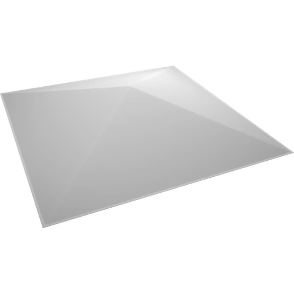 Ekena Millwork 11 7/8in. W x 11 7/8in. H Sellek EnduraWall Decor 3D Wall Panel Covers, Total 9.79 Sq. Ft., 10PK - WP12X12SKWH-CASE-10