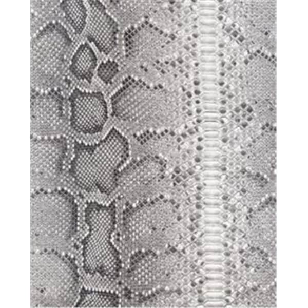 Roommates Roommates RMK10690WP Snake Skin Peel & Stick Wallpaper; Grey & Black - RMK10690WP