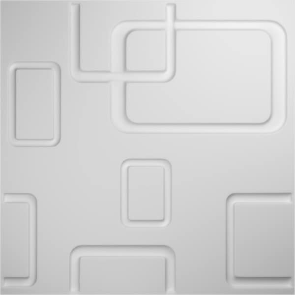Ekena Millwork 19 5/8in. W x 19 5/8in. H Odessa EnduraWall Decor 3D Wall Panel Covers Total 53.49 Sq. Ft., 20PK - WP20X20ODWH-CASE-20