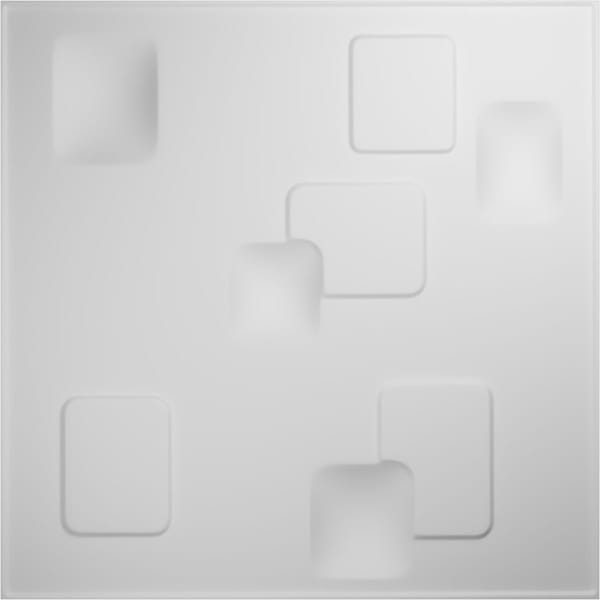 Ekena Millwork 19 5/8in. W x 19 5/8in. H Avila EnduraWall Decorative 3D Wall Panel Covers Total 53.49 Sq. Ft., 20PK - WP20X20AVWH-CASE-20