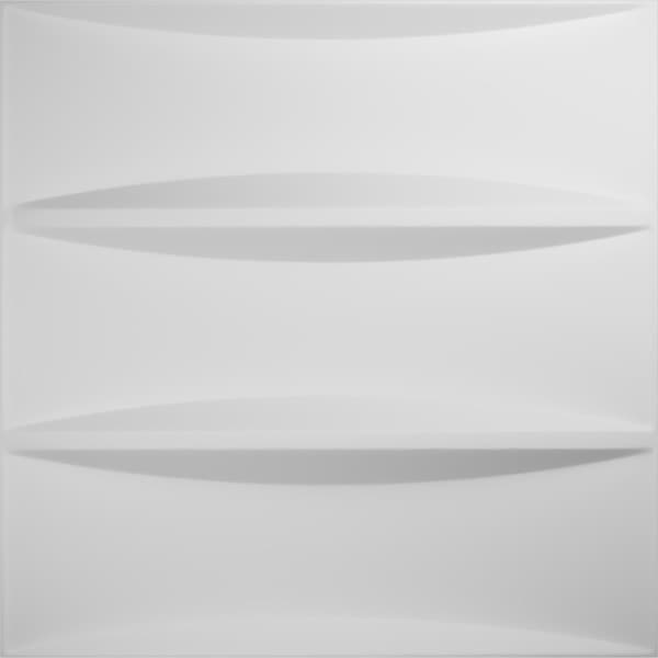 Ekena Millwork 19 5/8in. W x 19 5/8in. H Traditional EnduraWall 3D Wall Panel Covers Total 53.49 Sq. Ft., 20PK - WP20X20TRWH-CASE-20